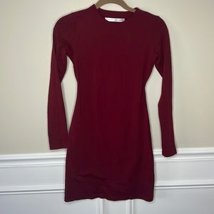 Susana Monaco mulberry long sleeve form fitting dress Extra Small